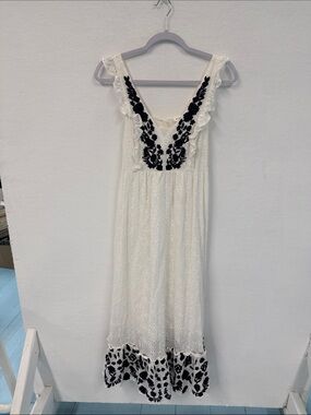 Allison New York Boho Embroidered Dress